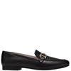CLARKS WOMENS LEATHER LOAFER - BLACK